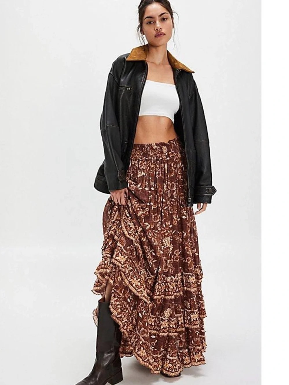 Free People One Brynn Maxi Skirt, NWT